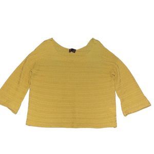 Women’s Kerisma mustard yellow light weight cozy sweater